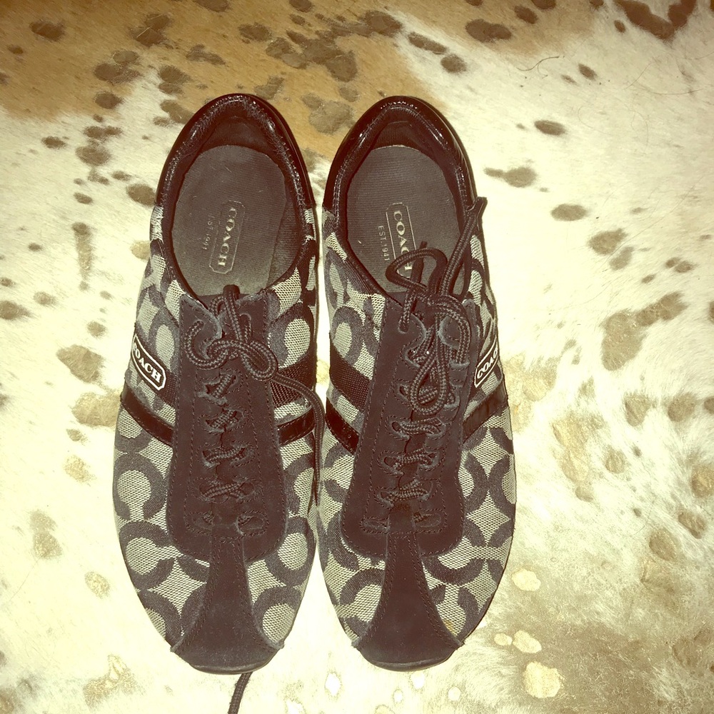 Coach Black Grey Sneakers
